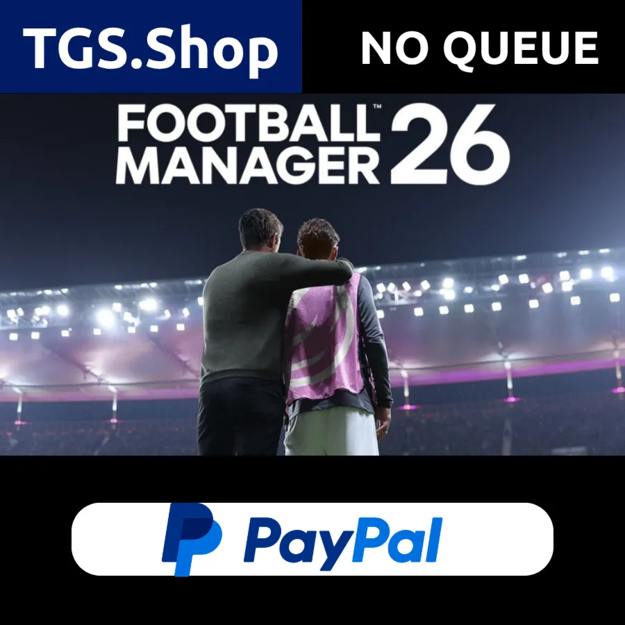 Football manager 26 ALL DLC⚡ NO QUEUE⚡  PAYPAL