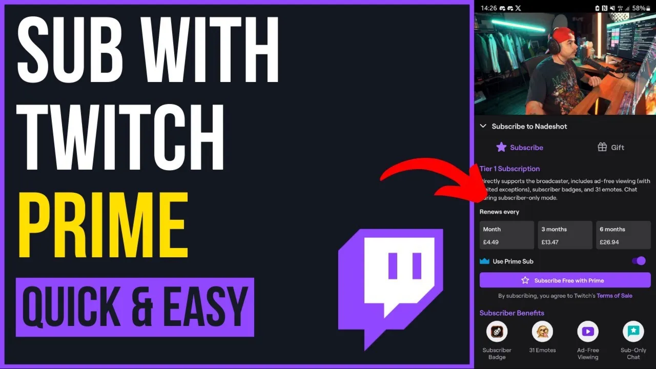 TWITCH Prime Subs VHQ 1-2.5$ Returns - irongamers.ru