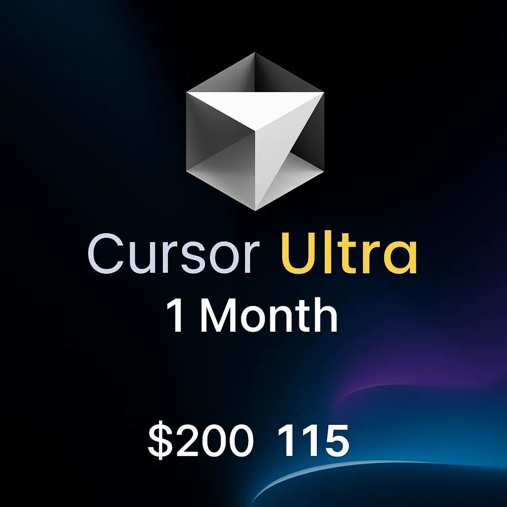 Cursor AI – Ультра-план (1 месяц) | 200 долларов - irongamers.ru