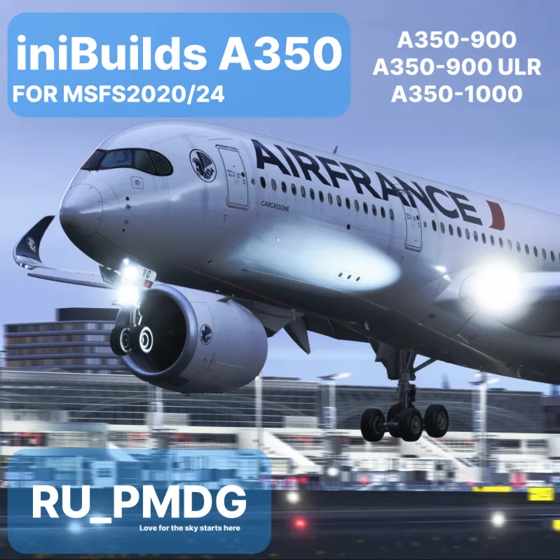 iniBuilds A350 for MSFS2020/24
