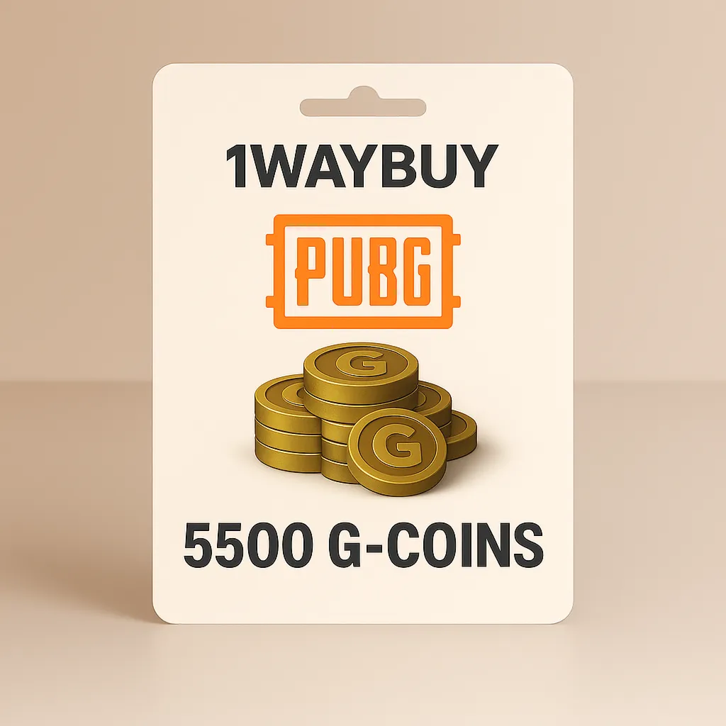 PUBG 5500 G-COINS GIFT CARD PIN CODE BONUS PC STEAM - irongamers.ru