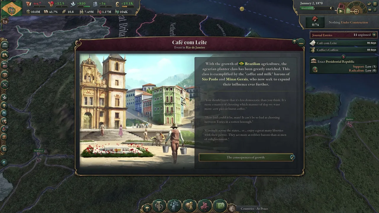 Victoria 3 - Colossus of the South (STEAM КЛЮЧ) РФ+КЗ+СНГ - irongamers.ru