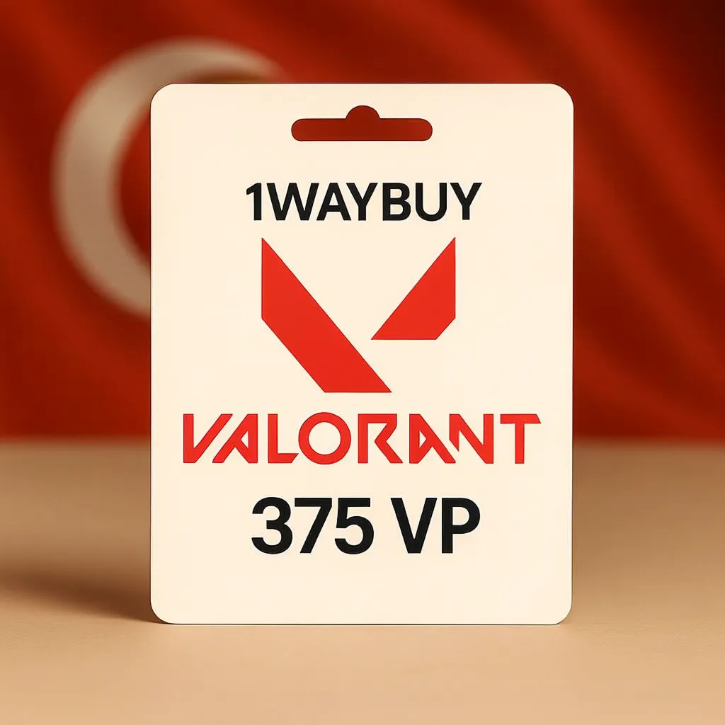 ТУРЦИЯ ВАЛОРАНТ ПОИНТЫ 375 VP Подарочная карта код - irongamers.ru