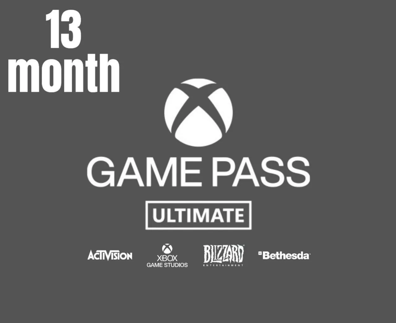 Xbox Game Pass Ultimete 12 month + 1 month BONUS