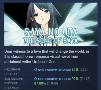 The Song of Saya АВТОДОСТАВКА STEAM GLOBAL МГНОВЕННО ЛИЦЕНЗИЯ - irongamers.ru
