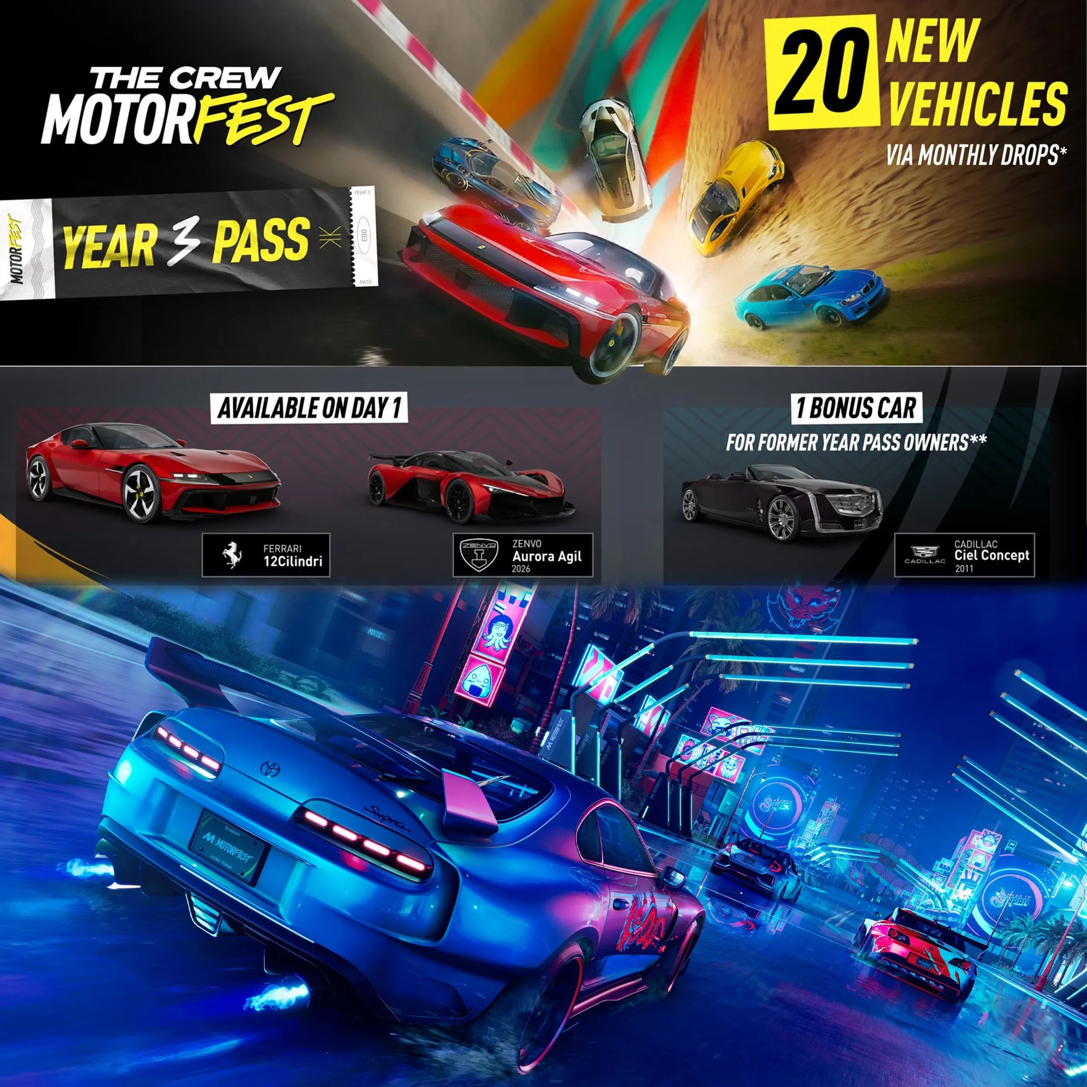 ✅ UPLAY|STEAM|XBOX✅ 1✅ 2✅ 3✅ YEAR PASS✅ THE CREW MOTORFEST✅ РФ
