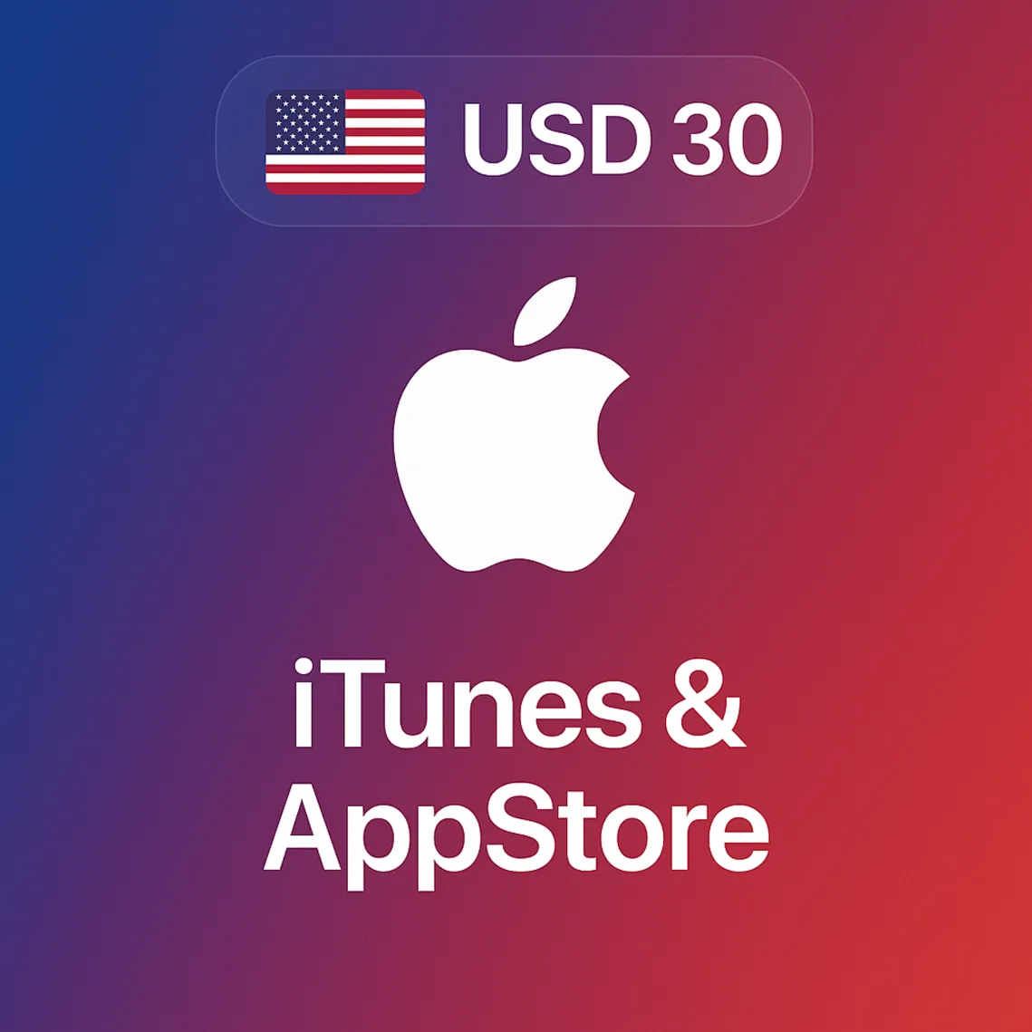 Подарочная карта Apple iTunes (USA) 30$ - irongamers.ru