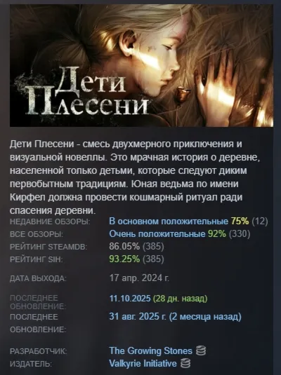 Дети Плесени АВТОДОСТАВКА STEAM GLOBAL МГНОВЕННО ЛИЦЕНЗИЯ