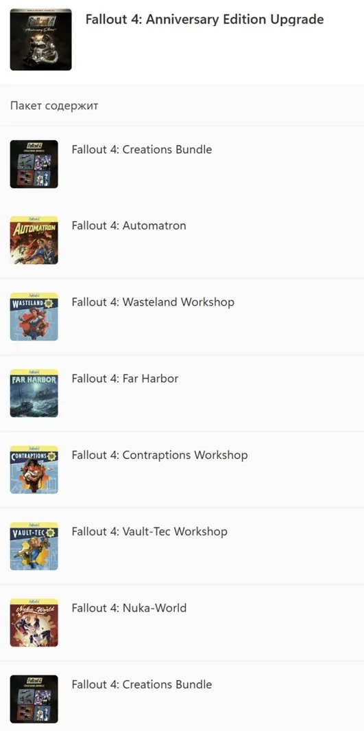 Fallout 4: Anniversary Edition Upgrade XBOX ONE SERIES X|S PC Ключ - irongamers.ru