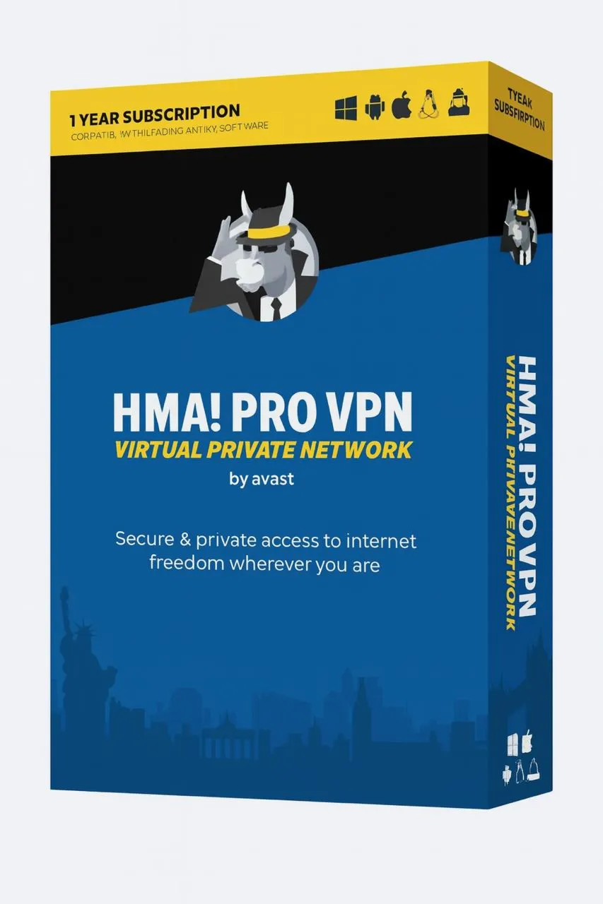 Hidemyass(HMA) Безлимитное устройство на 1 год