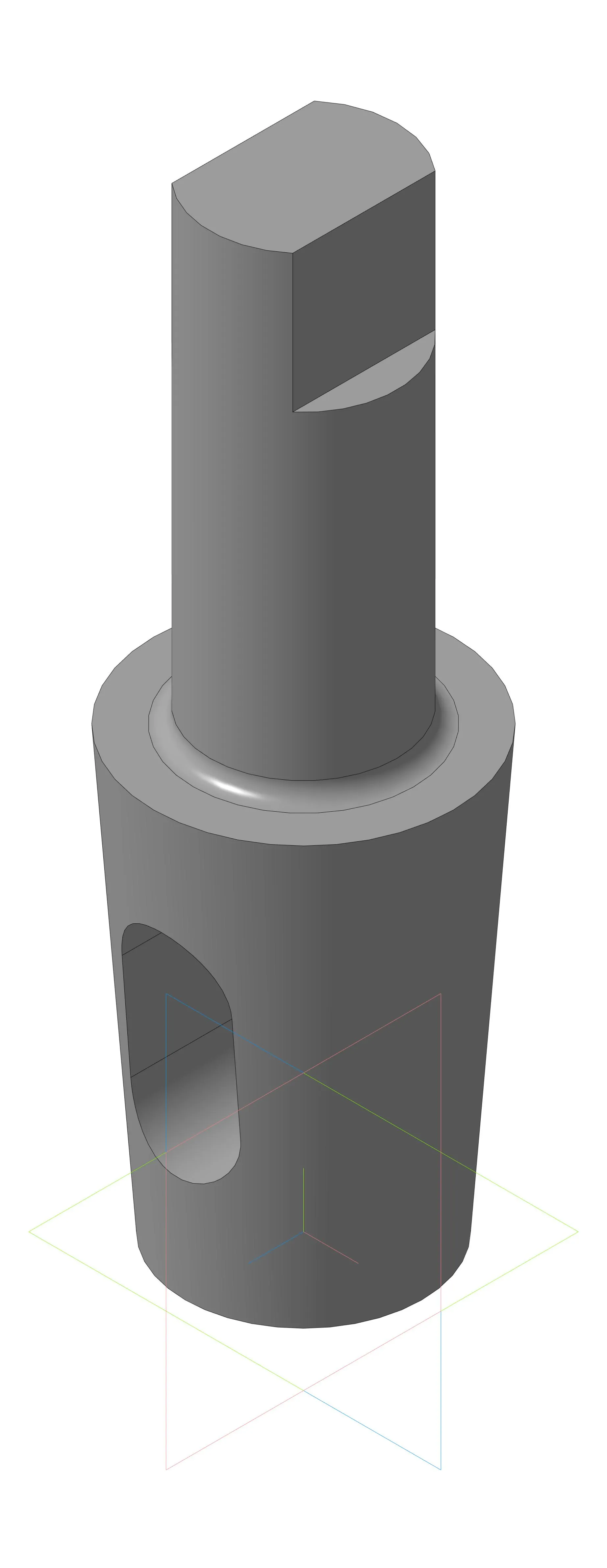 МЧ00.03.00.02 пробка - чертеж и 3D модель детали