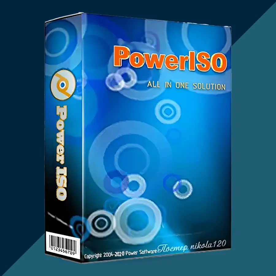 PowerISO 9.2 2026 (пожизненный / 1 ПК) Ключ