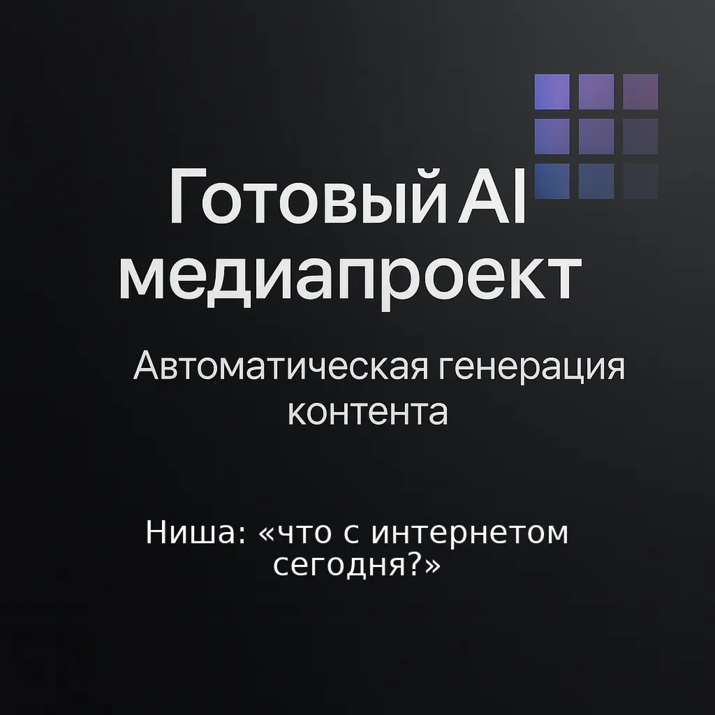 AI Медиаресурс: "Что с интернетом сегодня?" - irongamers.ru