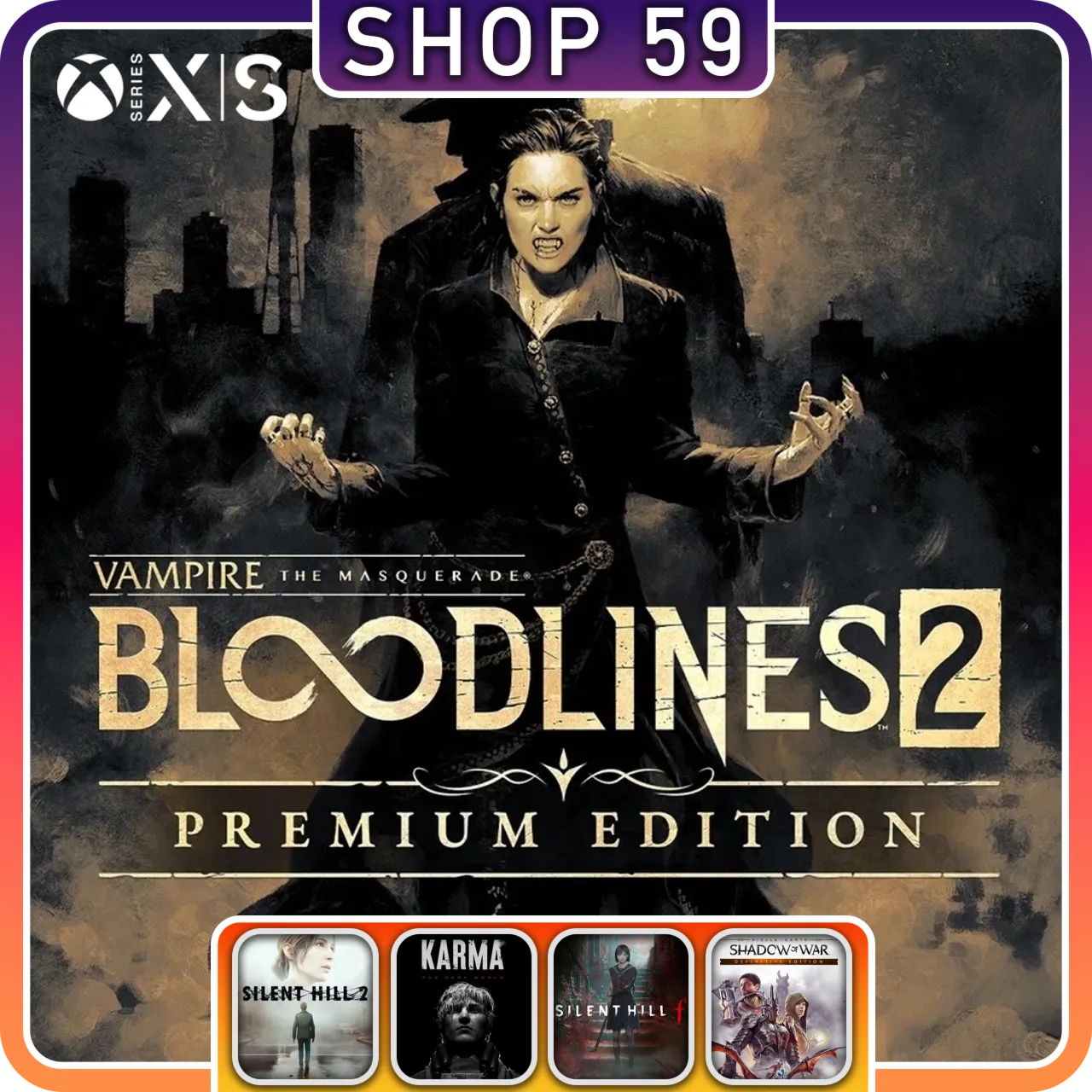 Vampire: Bloodlines 2 Premium + 5 ТОП ИГРЫ XBOX аренда - irongamers.ru