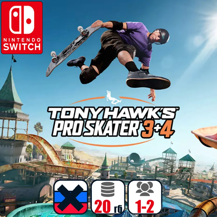 Tony Hawk's Pro Skater 3 + 4 | Nintendo Switch 1/2
