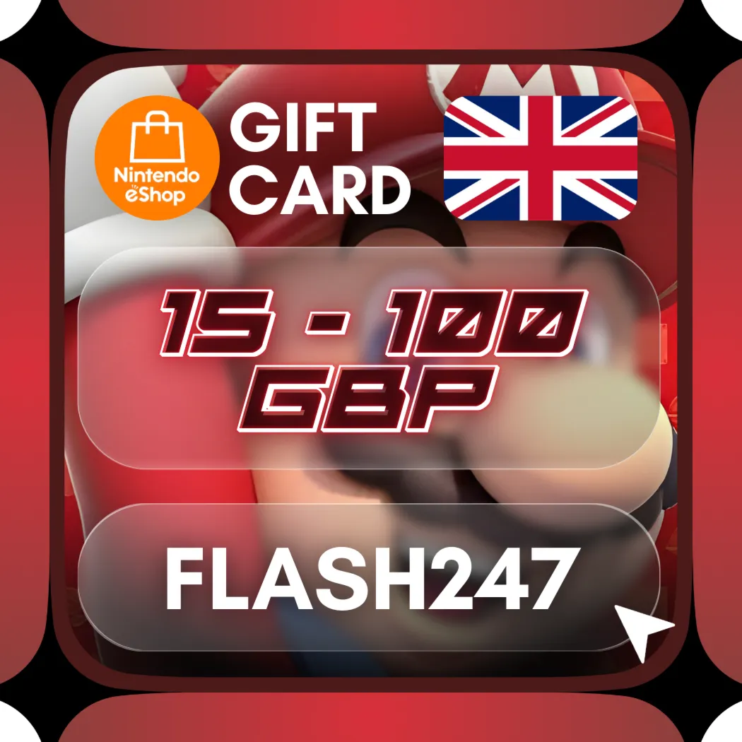 Подарочная карта Nintendo eShop UK | 15–100 фунтов стер - irongamers.ru