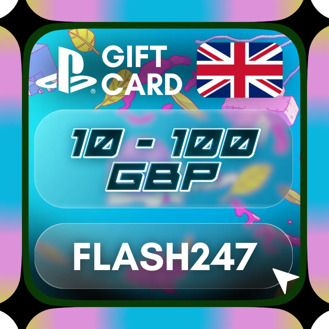 Подарочная карта PlayStation UK | 10–100 фунтов стерлин