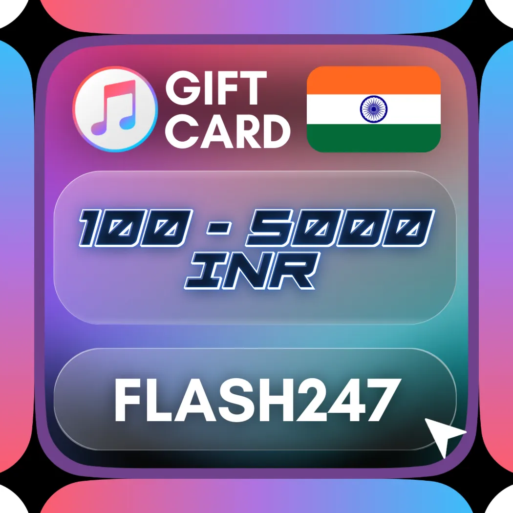Подарочная карта Apple и iTunes | 100–5000 индийских ру - irongamers.ru