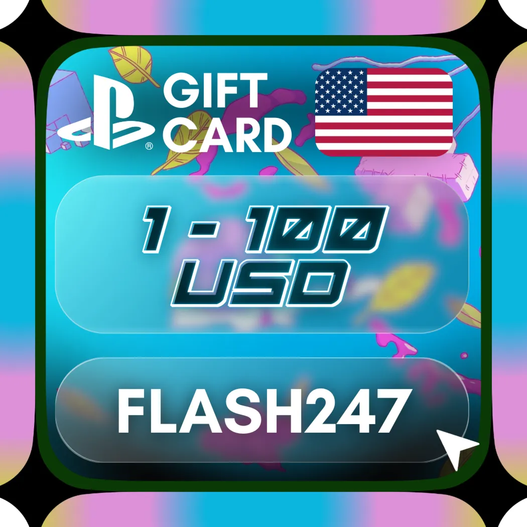 Подарочная карта PlayStation US | 1–100 USD АВТО 24/7 - irongamers.ru