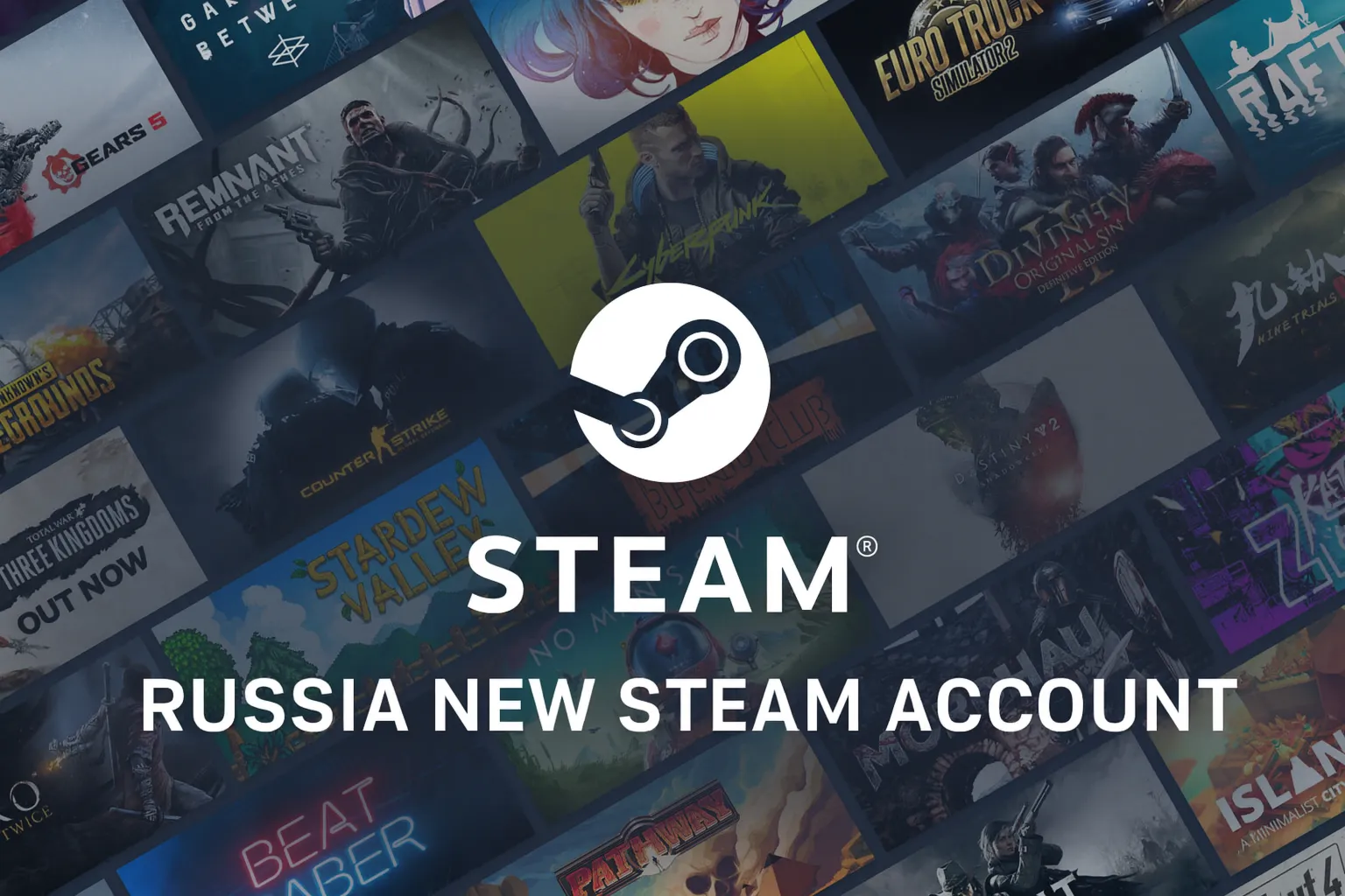 💣 ​Steam RU: новый аккаунт + бонус-игра.