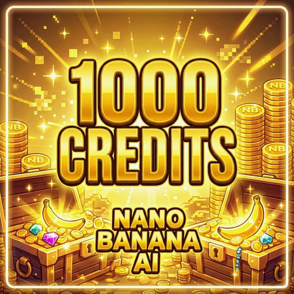 Nano Banana Pro 700 Кредитов Создавайте до 233 изображений
