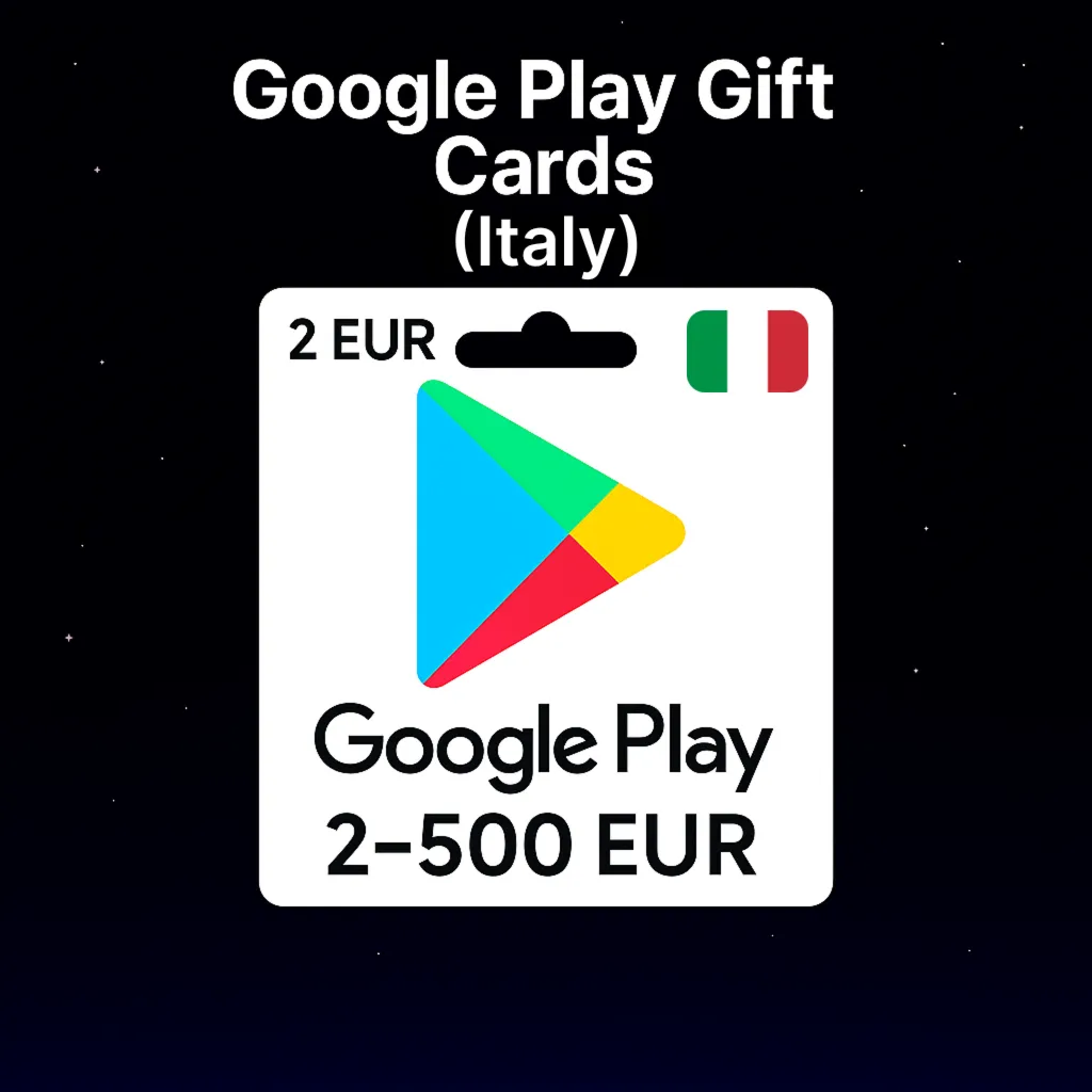 Google Play Gift Cards (Италия) 2–500 EUR | Коды