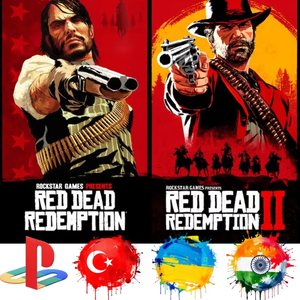 Red Dead Redemption + Red Dead Redemption 2 PS4/PS5/PS