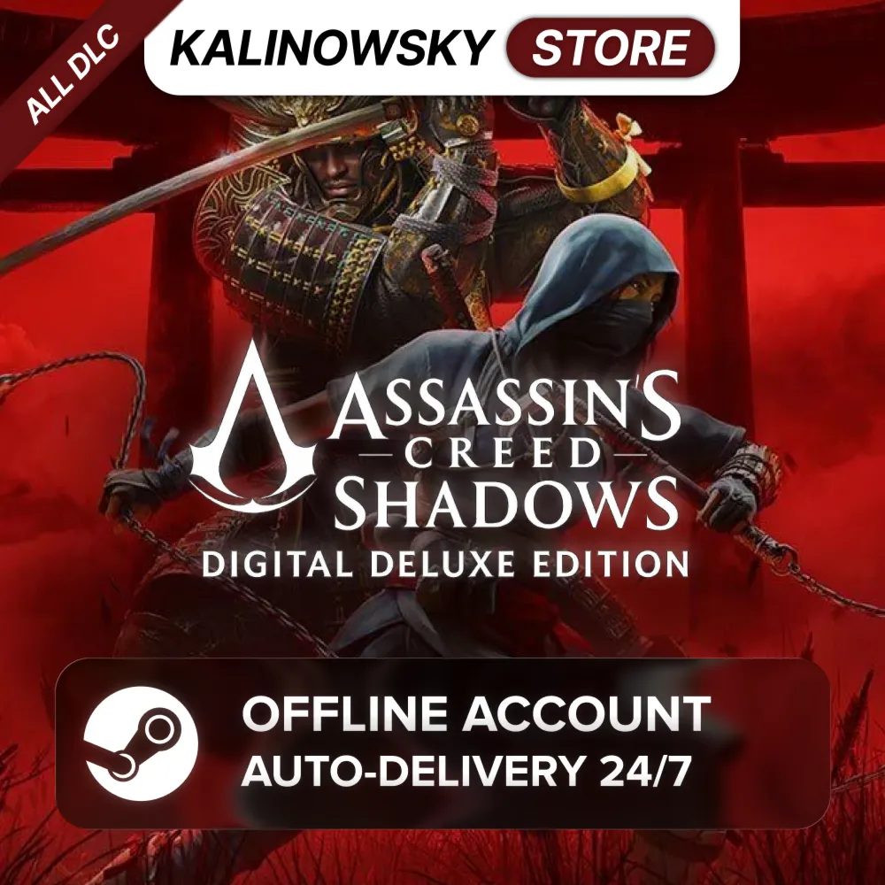 ⭐ASSASSIN'S CREED SHADOWS DELUXE + ВСЕ DLC · АВТО 24/7
