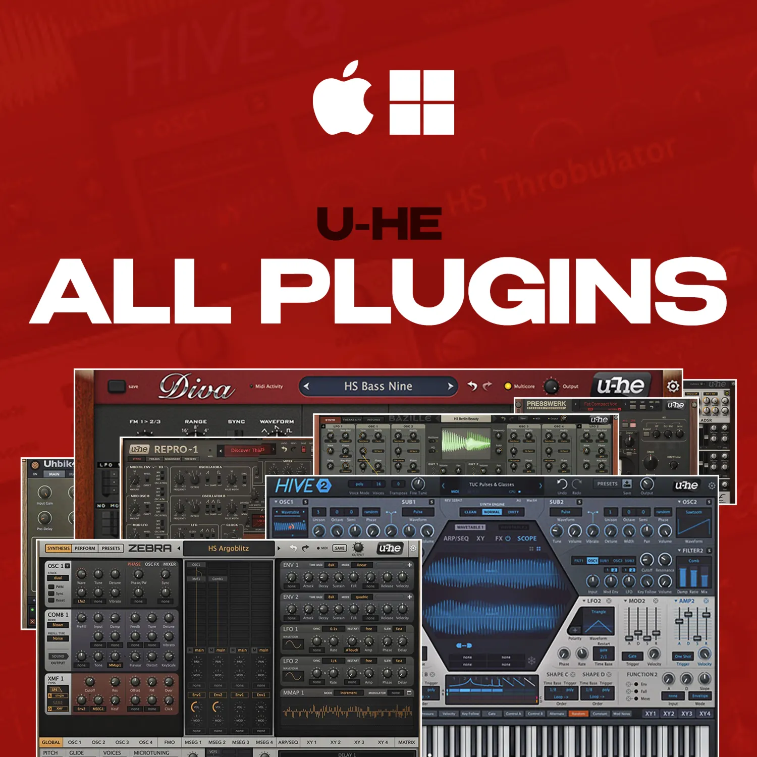 U-he All Plugins Bundle | АВТОДОСТАВКА 24/7