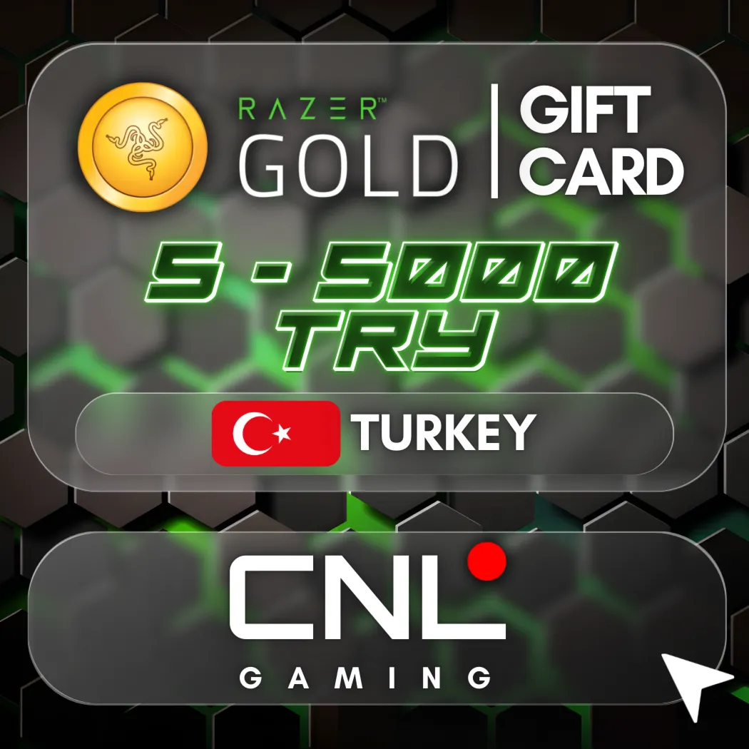 Razer Gold 5–5000 турецких лир [Турция] - irongamers.ru
