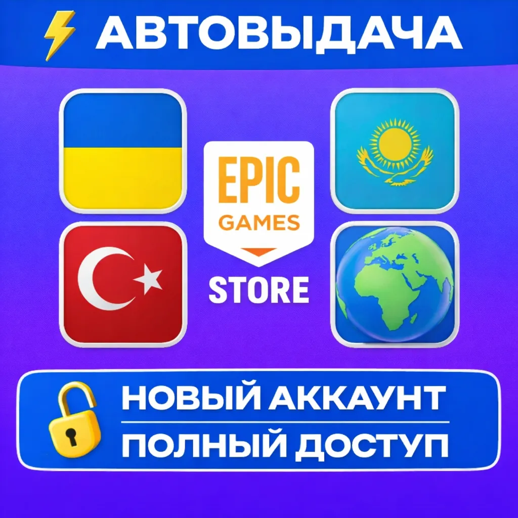 Новый аккаунт Epic Games | Полный доступ - irongamers.ru