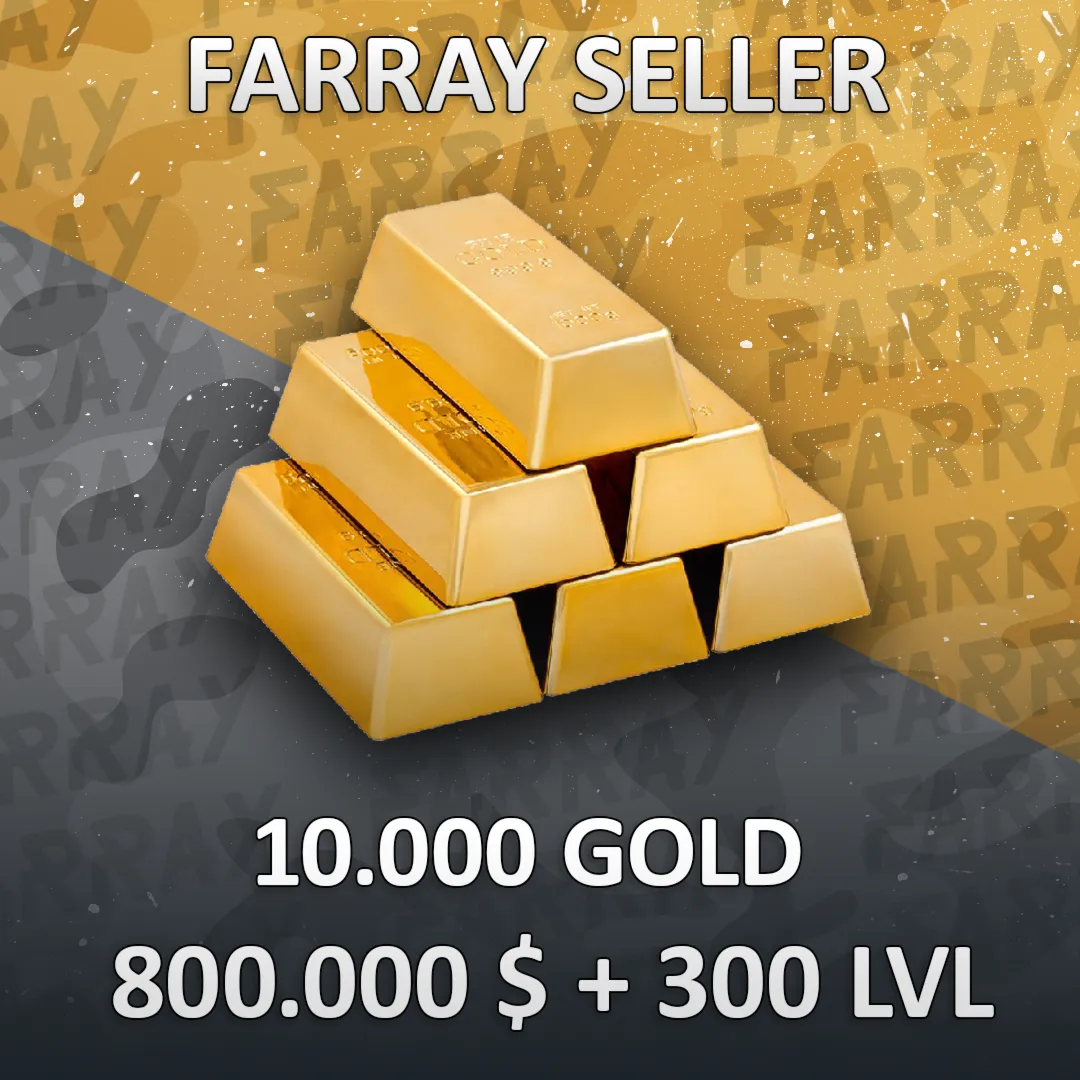 RDO • 10.000 GOLD + 800.000 $ + 300 LVL RED DEAD RDR2