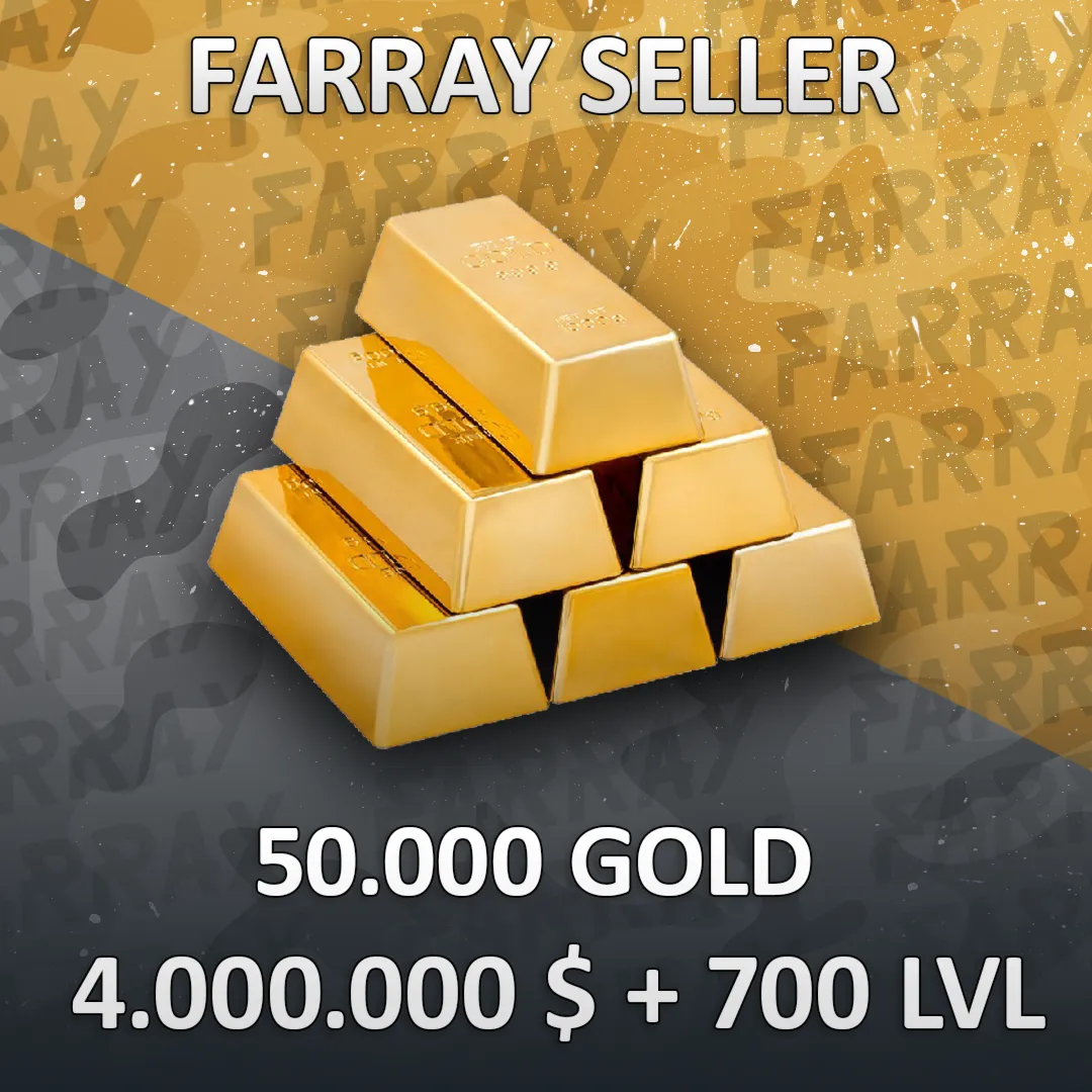 RDO • 50.000 GOLD + 4.000.000 $ + 700 LVL RED DEAD RDR2