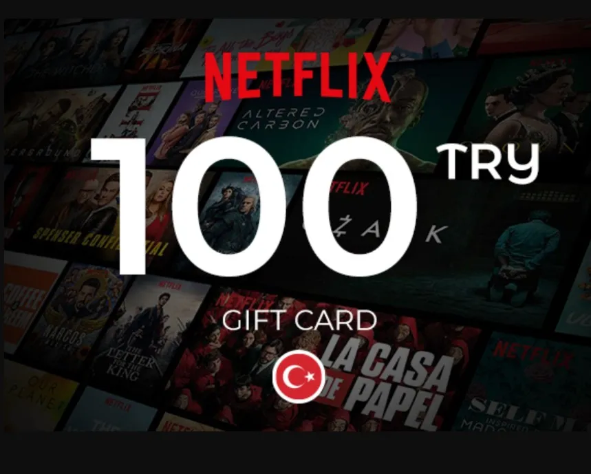 ПОДАРОЧНАЯ КАРТА NETFLIX 100 TL (Турция/Türkiye)/TR/TRy
