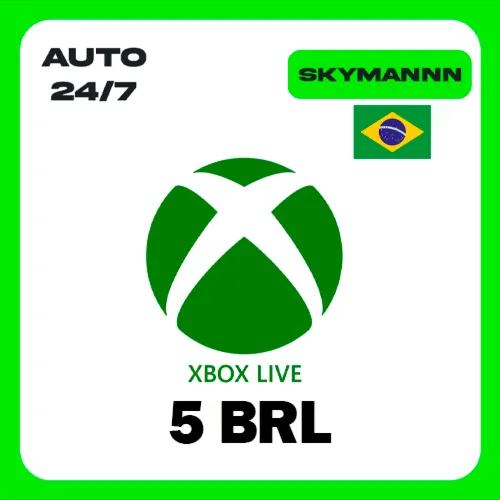 XBOX LIVE 5 BRL БРАЗИЛИЯ КАРТА ПОПОЛНЕНИЯ АВТО 24/7
