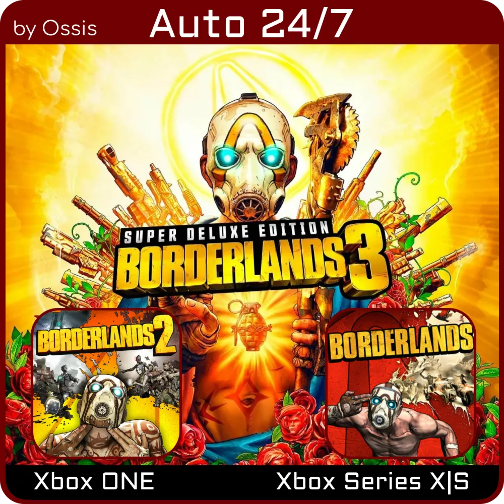 XBOX 24/7 Borderlands 3 Super Deluxe Borderlands 2 Bord