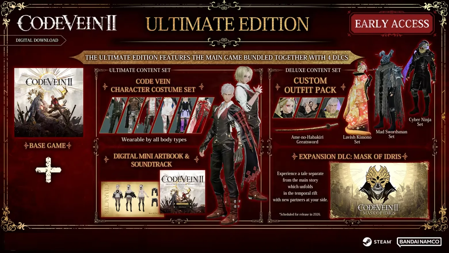 CODE VEIN II. Ultimate | GLOBAL | АВТО+LOGIN:PASS - irongamers.ru