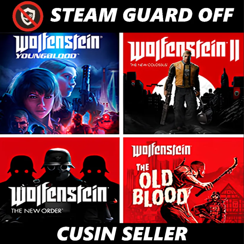 Общий аккаунт Wolfenstein все 4 части | Без Guard - irongamers.ru