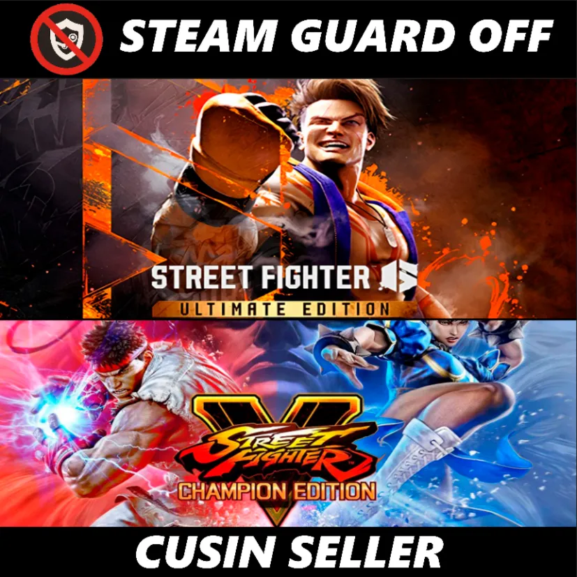 Общий аккаунт Street Fighter 6 + Street Fighter V - irongamers.ru