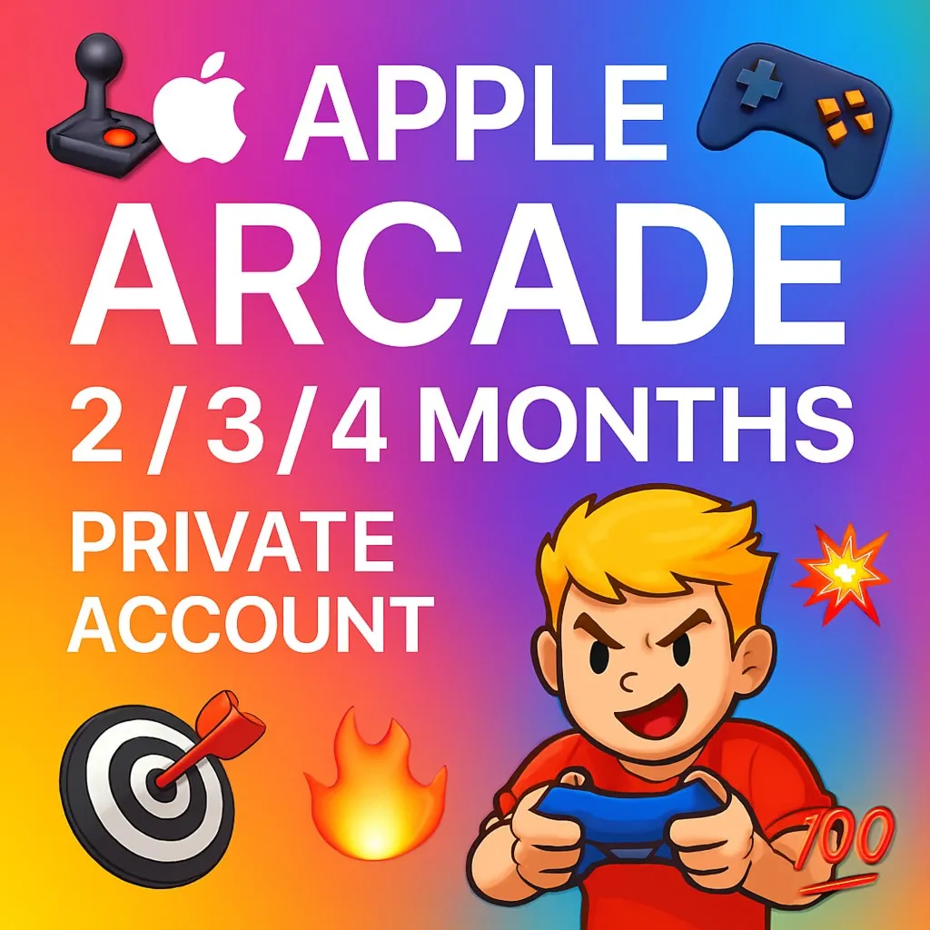 🕹 ️🍎 APPL🎯 ARCADE ГЛОБАЛЬНЫЙ💥 1/ 2/3/4 МЕСЯЦА 🔥 ИНДИВИДУАЛЬНЫЙ🎮 ПРИВАТНЫЙ АККАУНТ💥 💯 