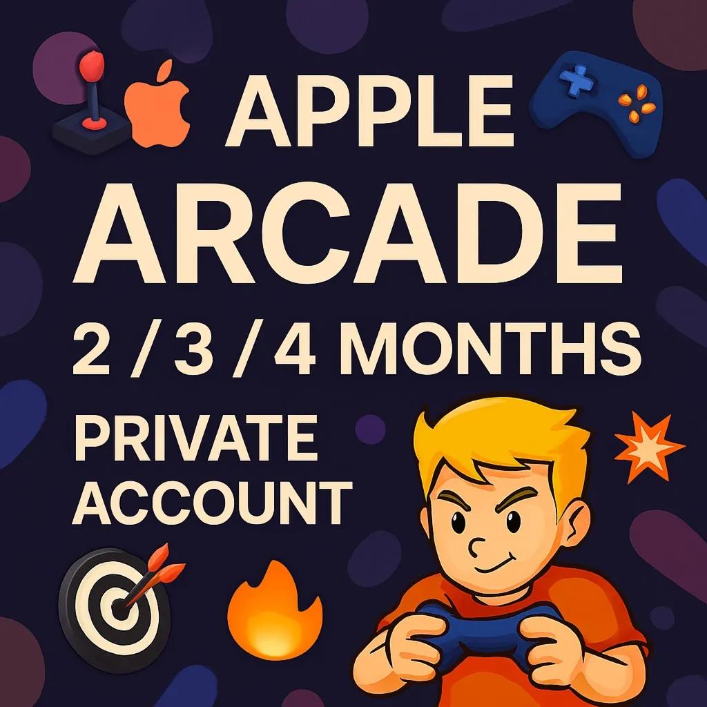 🕹 ️🍎 APPL🎯 ARCADE ГЛОБАЛЬНЫЙ💥 1/ 2/3/4 МЕСЯЦА 🔥 ИНДИВИДУАЛЬНЫЙ🎮 ПРИВАТНЫЙ АККАУНТ💥 💯 
