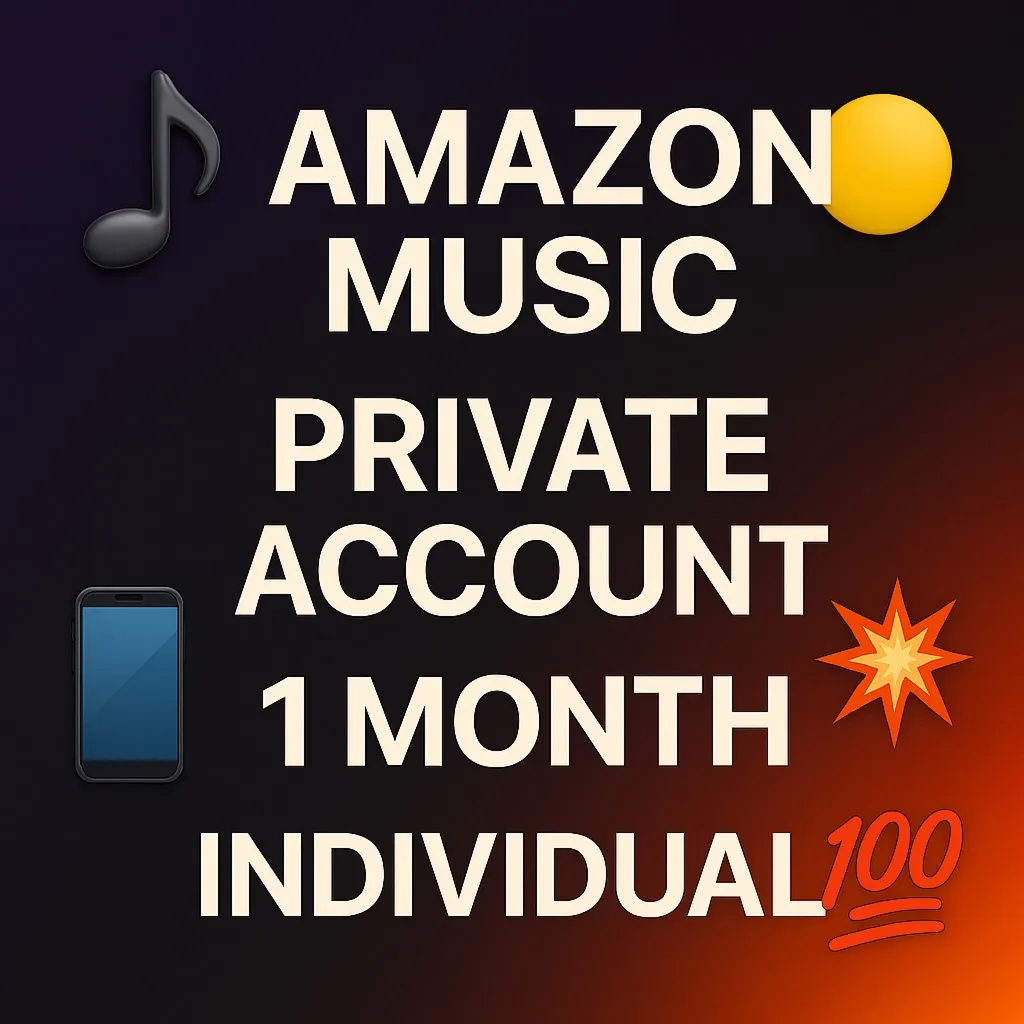 🎧 ЛИЧНЫЙ АККАУНТ НА ​​AMAZON MUSIC💥 1МЕСЯЦ🎯 ИНДИВИДУАЛ