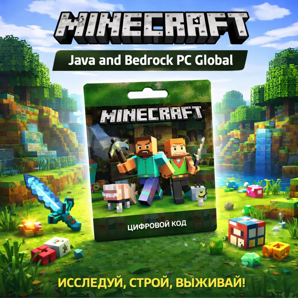КЛЮЧ Minecraft Java and Bedrock РОССИЯ + Все страны - irongamers.ru