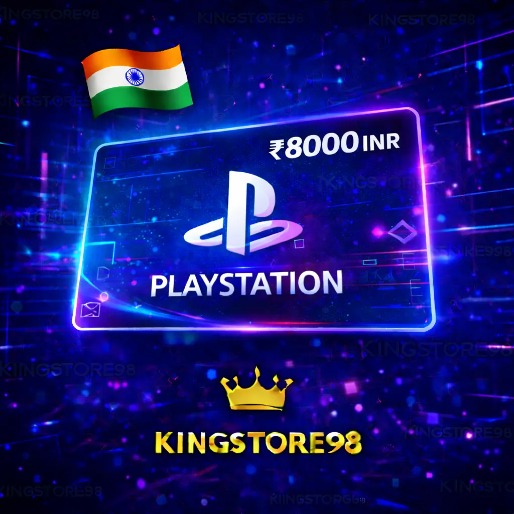 💎 🔰 Playstation Network 8000 INR Gift Card💳 0%💎 