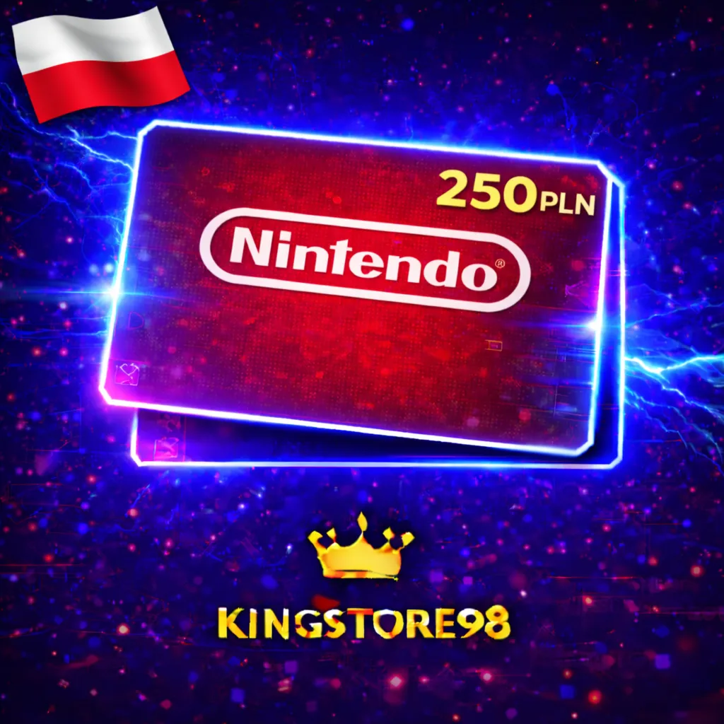 💎 Карта Nintendo eShop 250zł PLN(Злотых) 🔥 Польша💎 