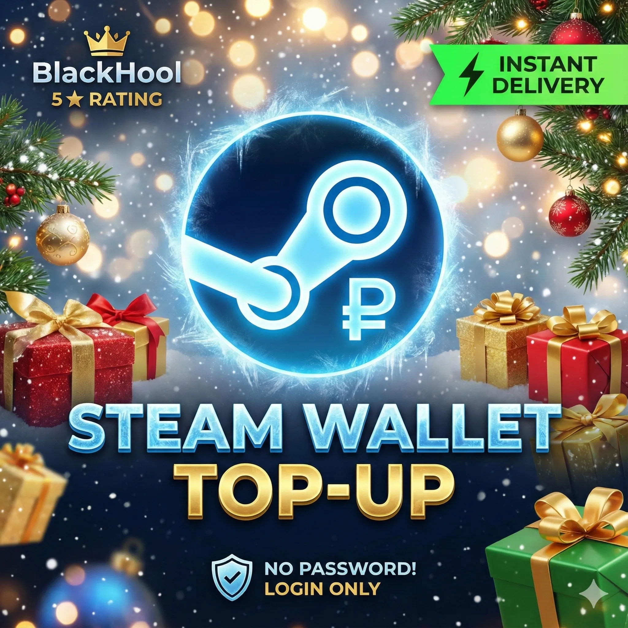 ⚡ ️ ПОПОЛНЕНИЕ STEAM RU/CIS/KZ | 100% НАДЕЖНО ⚡ ️
