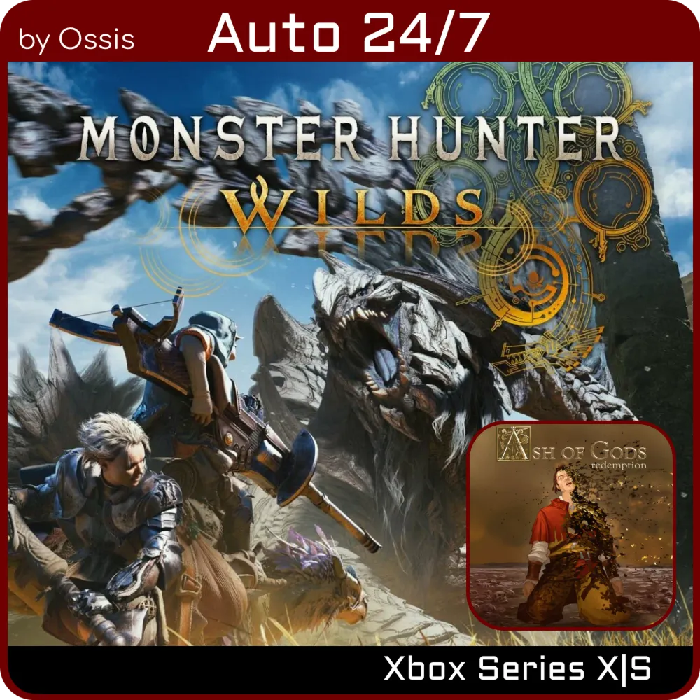 XBOX 24/7 Monster Hunter Wilds + Ash of Gods Redemption