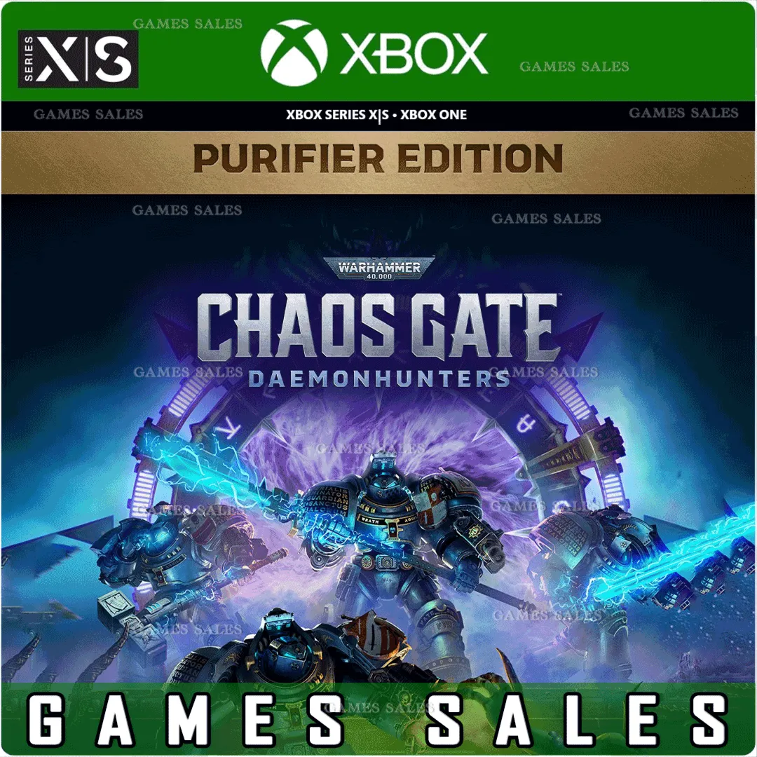 WARHAMMER 40,000 CHAOS GATE DAEMONHUNTERS PURIFIER✅ XBOX