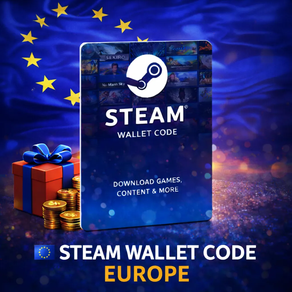 Steam Код пополнения Европа 5 EUR - 50 EUR - irongamers.ru