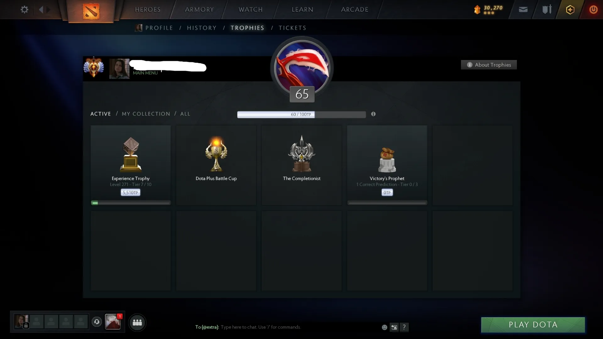8158MMR мейн пул, 65 уровень трофея, 2600 игр - irongamers.ru